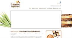 Desktop Screenshot of muntons-inc.com